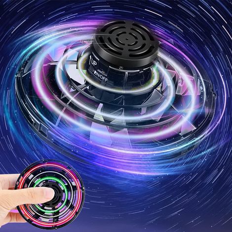 Drone volant Fly UFO Spin, sphère gyroscopique à lévitation par induction : le jouet anti-stress ultime. (1/5)