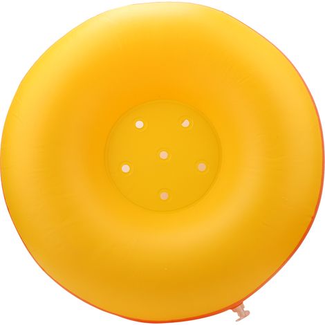 Aufblasbarer Babybadesitz in Entenform mit sicherer Rückenlehne, Tragkraft 60 kg, runder Boden (1/5)
