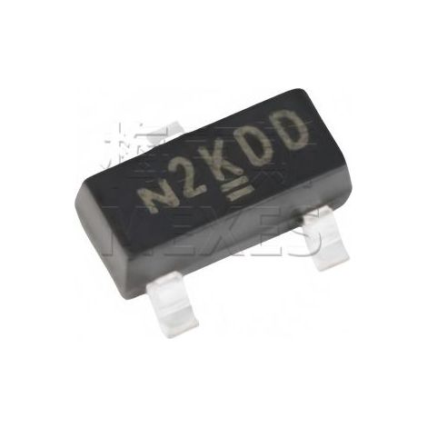 VISHAY SI2302CDS-T1-GE3 SOT-23 N-Kanal 20V/2.6A MOSFET-Chip, elektronisches Bauteil, 5 Stück.