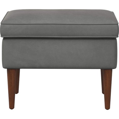 vidaXL  Foot Stool  Dark Grey 55 x 35 x 41 cm Velvet (1/3)