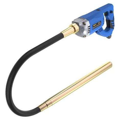 Vibrateur en Béton 1300W, Vibrateur de Construction électrique 4300 tr/min, Longueur de Cuivre Tige Vibrante 2M, Diamètre de l'arbre de Vibration 35mm,pour Tunnels,Routes, Ponts, Maison (1/5)