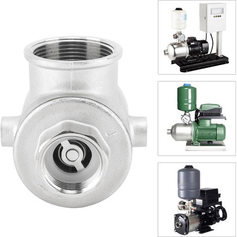 Clapet anti-retour à cinq voies DN40, clapet anti-retour spécial pour pompes à eau à fréquence variable, clapet anti-retour fileté. (1/5)