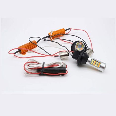 Ampoule Led Ba15s - 12 V - 3000 K - Feu De Frein Feu De Position Clignotant Feu De Circulation Diurne - Lot De 2 (1/5)