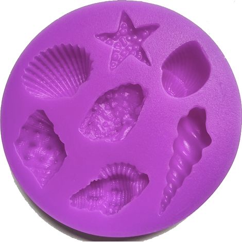 Silikonform für Muscheln, Muscheldekorationen für diese