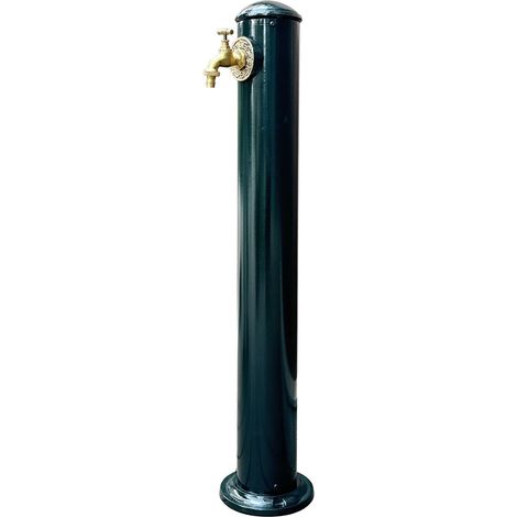 Colonna per fontana da esterno in alluminio pressofuso, verde (1/5)