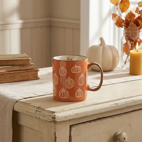 Stay Cozy Autumnal Pumpkin Mug (1/2)
