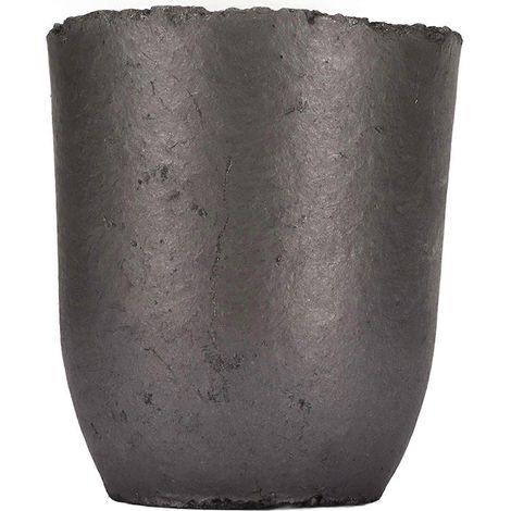 Creuset en graphite et carbure de silicium pour fonderie, idéal pour la fusion, le moulage et le raffinage de l'aluminium, de l'or, de l'argent, du cuivre, du fer et du zinc. Neuf, 1 pièce. (1/5)