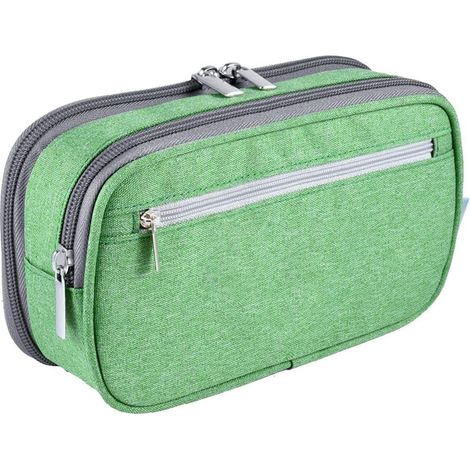 Sac de rangement étanche grande capacité pour crayons (vert) (1/2)