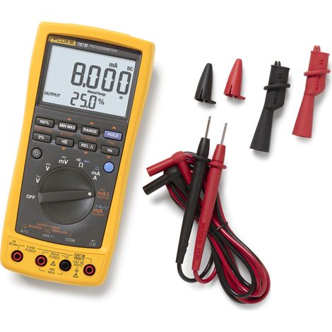 Multímetro digital Fluke 787B calibrador de precisión negro