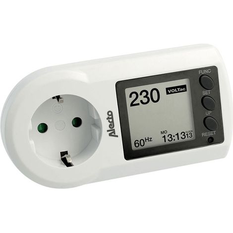 ALECTO Monitor consumo elettrico (3xLR44 non incluse) (16A 250V) colore bianco