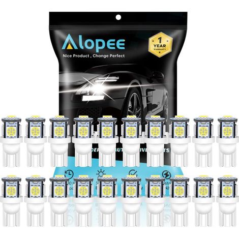 W5W LED 24V White Car Interior Lighting, 20pcs (1/5)