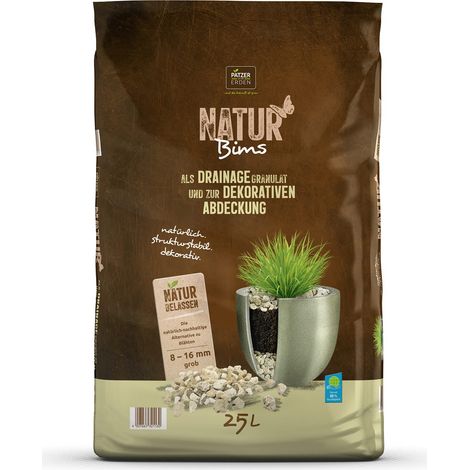 PATZER NATUR Bims Granulat Grob 8-16 mm - 25 Liter