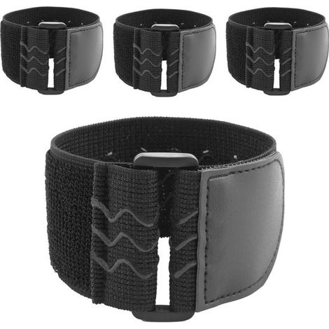 Correas elásticas de velcro de 30x5 cm - Juego de 4 - Duraderas y versátiles - Para bicicleta, pantalones y jardín (1/5)