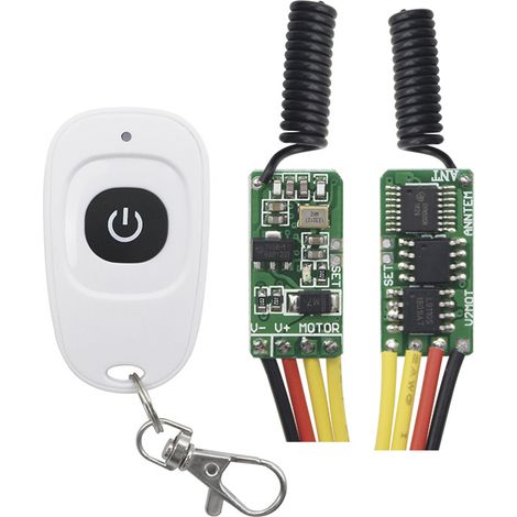 Commutateur sans fil Commutateur de faible puissance Commutateur de télécommande 12V Moteur de lumière Contrôle d'accès sans fil Point à distance Verrouillage automatique Contrôleur de verrouillage (C