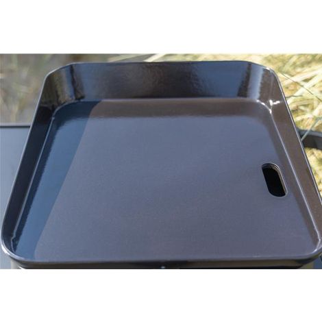 Plancha eléctrica DUNE 40 de 2500 W, placa de hierro fundido esmaltado para 6 comensales y tapa 2 en 1 - Cook'in Garden (1/5)