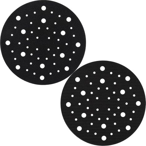 Support de protection Ø 150mm 52 trous, 2 pièces, Nylon, pour protéger les plateaux de ponçage auto-agrippants