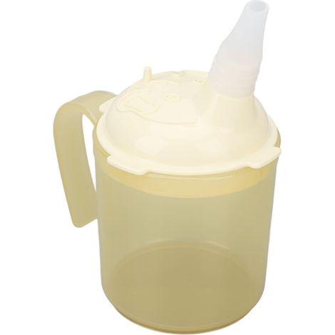 Tasse D'alimentation pour Patients, Base à Ventouse Pratique pour Patients Handicapés, 300 Ml, pour Postopératoires et Hospitalisés, PP, Silicone (1/4)