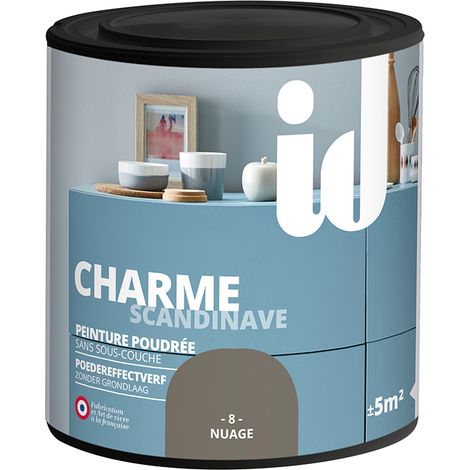 ID VERNICE OPACA E LAVABILE SENZA PRIMERCHARME COLORE NUVOLA - 0.5 LT (1/5)