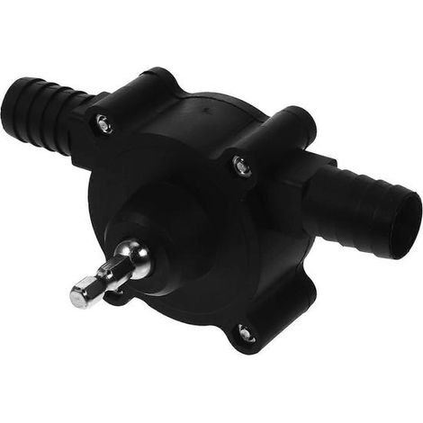 Pompe à eau portable à aspiration, en plastique noir, format compact (1/5)