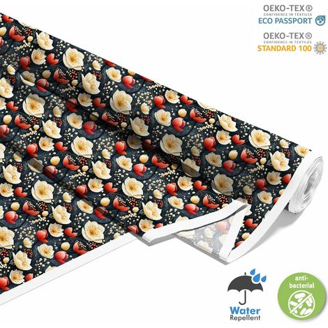 Outdoor dekostoffe oxford - Motiv Blumen I DX5202 (1/5)