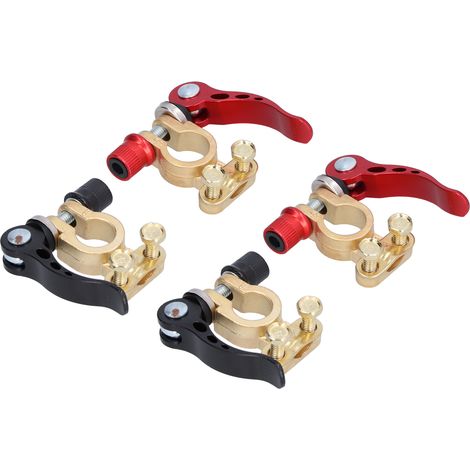 jeux de bornes de batterie, connecteurs automobiles à 2 voies, pince positive/négative pour camions et véhicules X0378