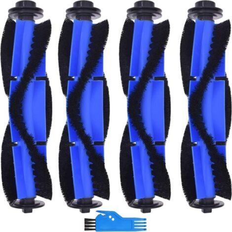 spazzole di ricambio per robot aspirapolvere Eufy 11S MAX/15CMAX/30CMAX/G30 EDGE/G10 HYBRID - Accessori (4 spazzole principali + 1 spazzola per la pulizia)