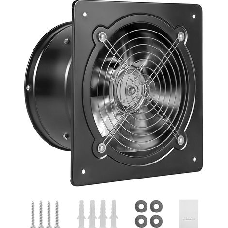 Mophorn Abluftventilator 250x250 mm, Effizienter Wandventilator 979 m³/h, mit Drehzahlsteuerung, 48 W Leiser Ventilator für Dachboden, Garage, Keller, Werkstatt, Küche & Hühnerstall (1/5)
