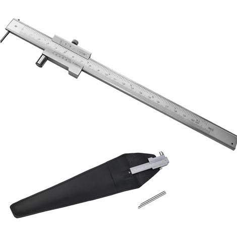 Outils de marquage en acier inoxydable Pied à coulisse parallèle croisé 0-20 cm Lecture métrique impériale (1/5)