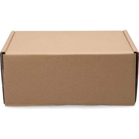 Ulisem Boîtes Kraft Marron, Boîtes de Faveurs de Fête, Boîtes à Gable, 26x 23 x 3 cm