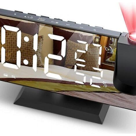 Réveil électronique silencieux et créatif pour étudiants avec horloge à quartz lumineuse
