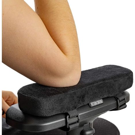 LYERCW - Coussins d'accoudoirs épais pour chaise de bureau WESTERN COMFORT - Housses d'accoudoirs pour chaise de bureau - Coussin d'accoudoir (plat) (1/3)