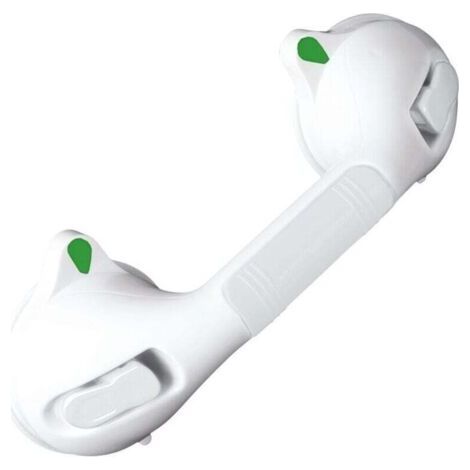 Secura safety bathtub handle, bathroom grab bar, suction cup mounting without drilling, Plastic, 29x11.5x8.5 cm, White (1/4)