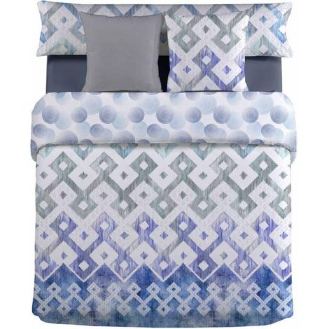 Housse de Couette pour lit de 90 cm Bleu (1/2)