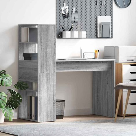 Schreibtisch Graues Sonoma 113 x 54 x 120 cm Holzwerkstoff