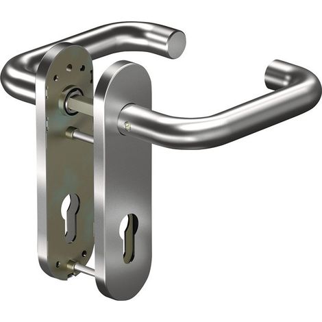 Poignée porte FS CORE+8100/7051K Alu.AL D/D TS 38-63mm PZ rd Gauche/Droite OGRO