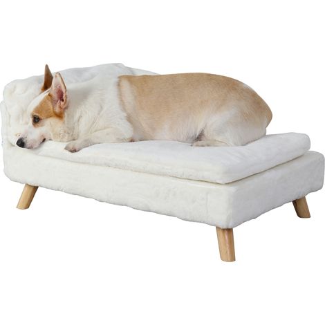 BingoPaw Waterproof Pet Sofa Dog Cat Raised Couch Bed With Cushion and Pillow, Small