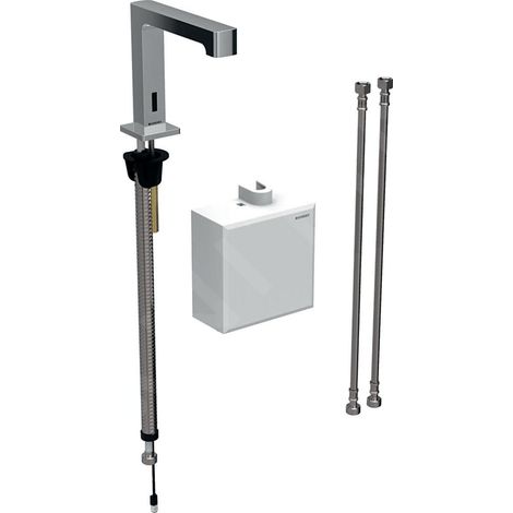 Geberit 116178211 Brenta bras de vidage WT, montage au sol, battant (1/4)