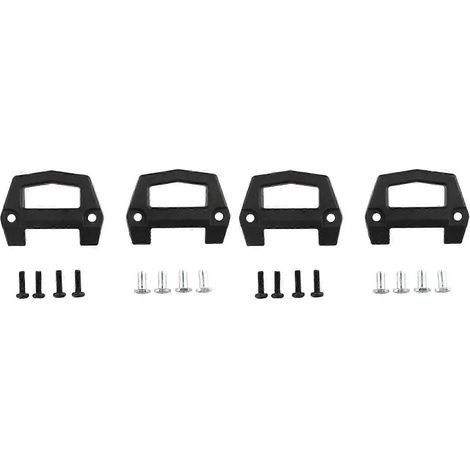 Ensemble de 2 bases de porte-bagages pour voiture, en plastique noir, installation sans outil, compatible avec le système LinQ et les modèles Can-Am (1/5)
