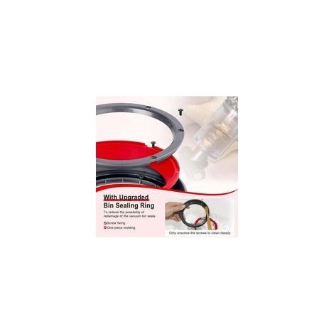Poubelle Collecteur Réservoir pour Dyson V10 Bac à Poussière Pièces Détachées Accessoire Conteneur Cuve Rechange pour Aspirateur Accessoires Dustbin (1/3)