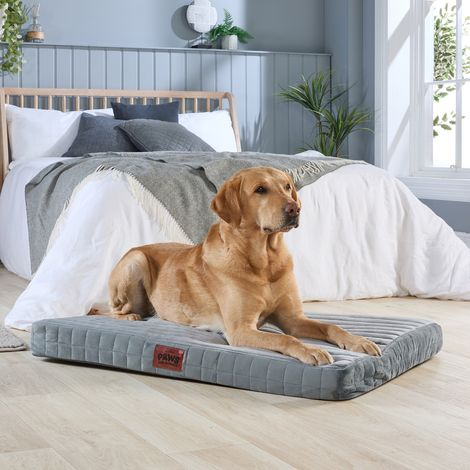 Paws for Slumber Orthopedic Pet Bed, Grey, Large