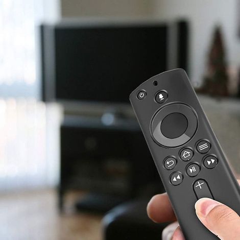 Schutzhülle für die Fire TV Stick 4K Fernbedienung – Weiches Silikon, stoßfest, rutschfest – Kompatibel mit Amazon Fire TV Stick 4K und Fire TV Cube Modellen – 1 Stück (1/5)
