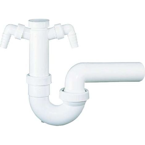 DALLMER Röhren-Siphon 100/2, 1 1/2" x DN 50, 020321 (1/3)