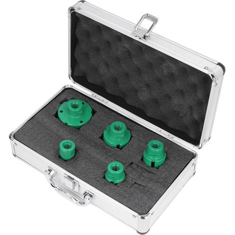5 PCS Trépan Diamant M14 pour Verre, Céramique, Marbre et Granit, Scie Cloche 22/35/40/50/65mm, Meuleuse d'Angle (QGJJGSKKQ5JT10001V0) (1/5)