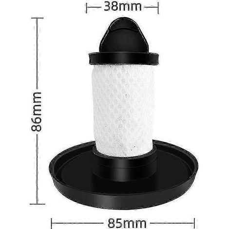 Accessoires de rechange pour Shark LZ600 LZ601 LZ602 LZ602C Apex Lift - Préfiltre Duoclean de rechange SZRH AF (1/4)