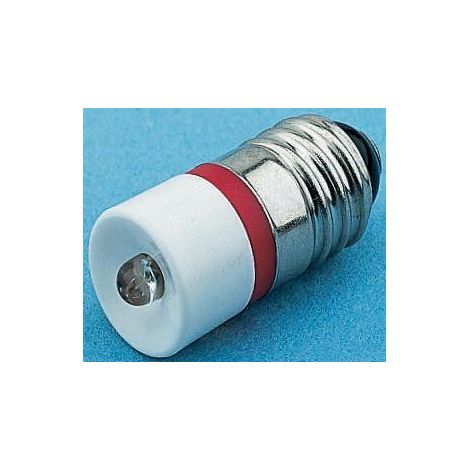 Voyant à LED Rouge, culot E10, 28V c.a. / V c.c. ( Prix pour 1 )