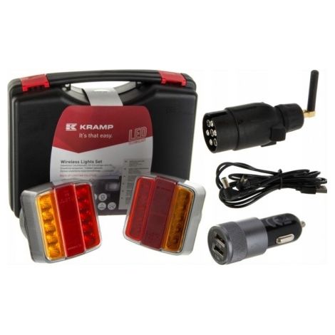 Kit di luci posteriori a LED wireless da 12V (1/4)