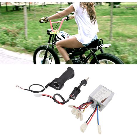 36V 500W Bürstenmotor-Controller + Gasgriff + elektrisches Schloss. Geeignet für Roller, E-Bikes und Elektrofahrräder. (1/5)