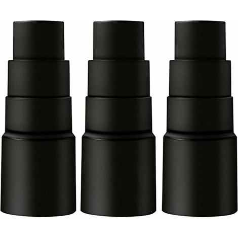 Lot de 3 adaptateurs pour tuyau d'aspirateur - Pour Kärcher Bosch Parkside Makita Metabo Black & Decker (1/4)