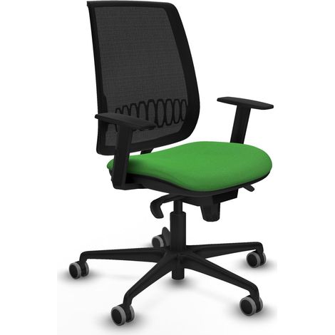 Bürostuhl piqueras y crespo ergonomisch schwarz grün bali (1/2)
