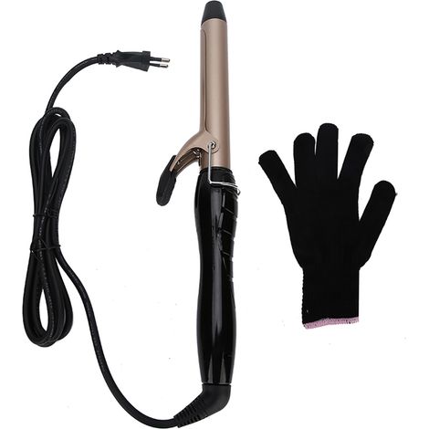 Fer à boucler cheveux 25mm avec écran LCD, fer à friser, outil de coiffure, prise EU 100-240V (1/5)